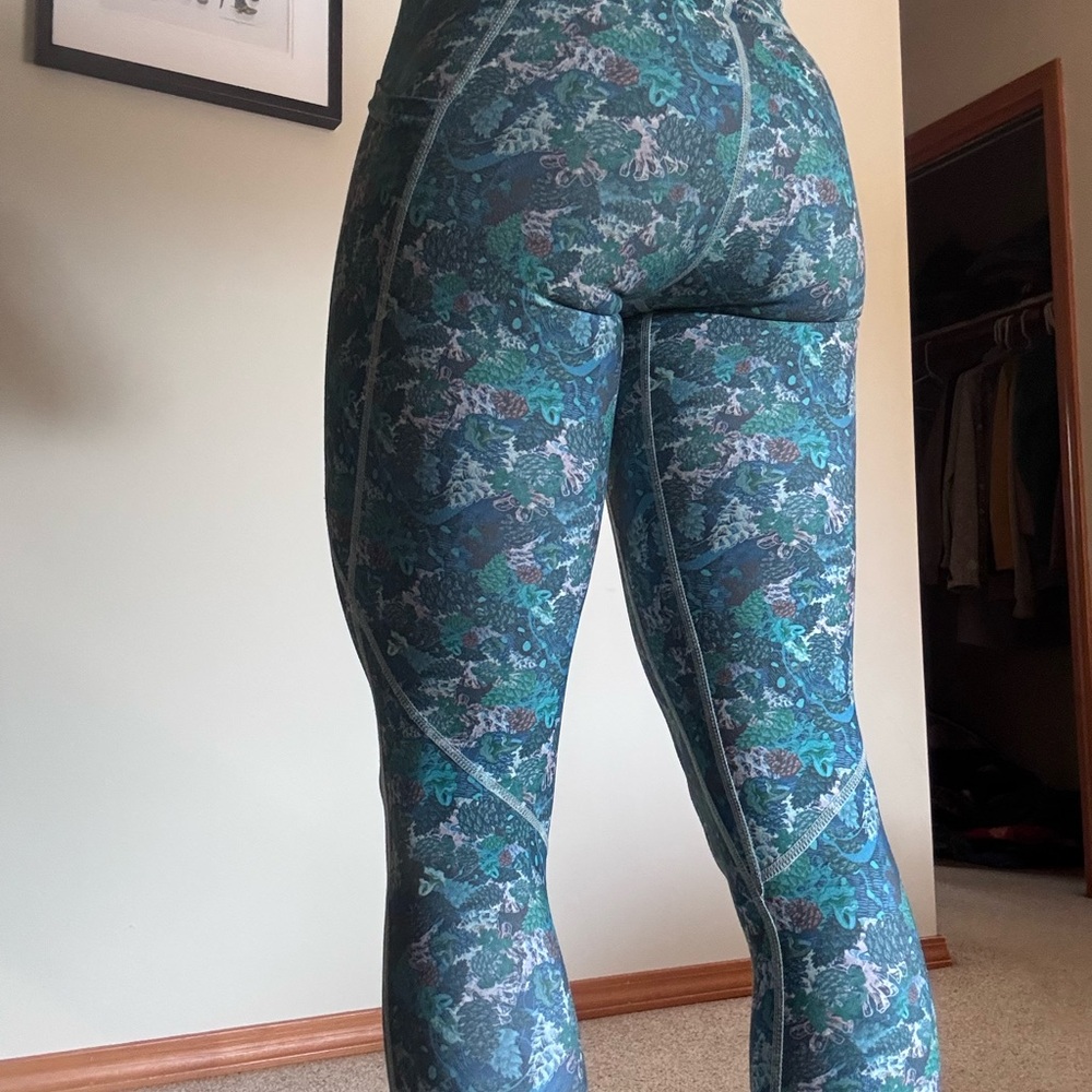 Youer Floral Patterned Leggings